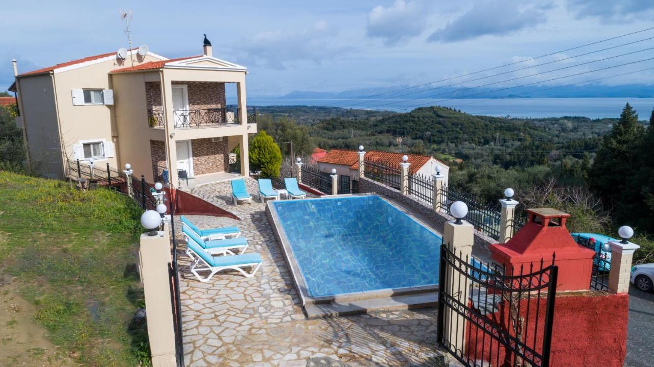 Villa Spartera Sea View By Corfuescapes Lefkimmi  Ngoại thất bức ảnh