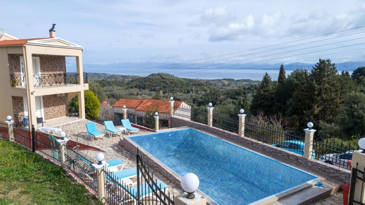Villa Spartera Sea View By Corfuescapes Lefkimmi  Ngoại thất bức ảnh